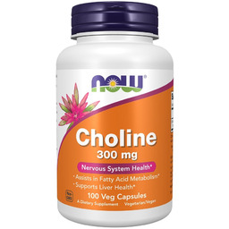NOW FOODS Cholina 300 mg (100 kaps.)