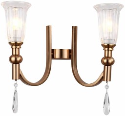 LAMPA ŚCIENNA KINKIET KRYSZTAŁOWY RIONELLA W2