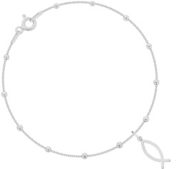 Bransoletka z rybką symbol chrześcijaństwa