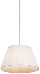 QAZQA Retro Lampa wisząca - Plisse Biała 35