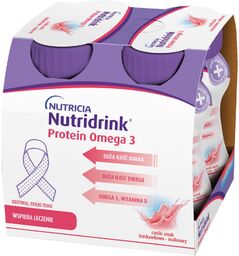 Nutridrink Protein Omega 3, preparat odżywczy, rześki smak