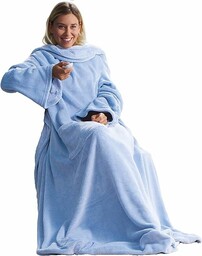 CelinaTex koc telewizyjny z rękawami i kieszenią