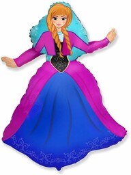 Balon foliowy Anna Frozen - Kraina lodu -