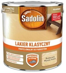 SADOLIN Lakier Klasyczny 2,5L wysoki połysk bezbarwny