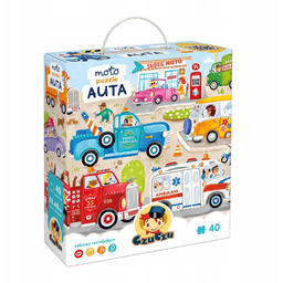Czuczu Puzzle 40 elementów Moto puzzle Auta