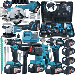 Zestaw Narzędzi Aku 21V 5x Bat 5w1 Młot