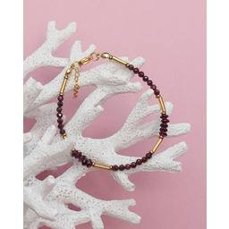 Pakamera Delikatna bransoletka z granatem II