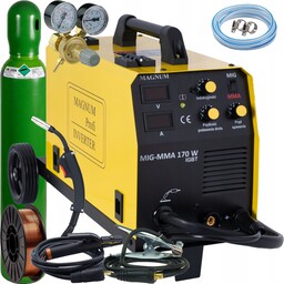 Spawarka Migomat Magnum 170w 160a półautomat spawalniczy zestaw