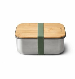 black+blum CLASSIC Stalowy Lunchbox L / Oliwkowy