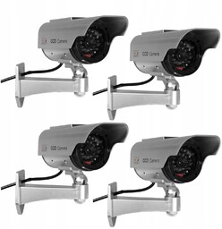 4x atrapa kamery solarna monitoringu kamer zewnetrzne Cctv