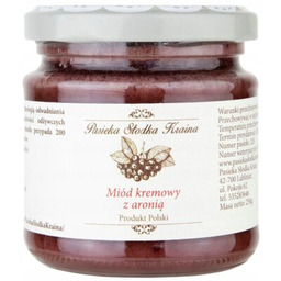 PASIEKA SŁODKA KRAINA Miód kremowy z aronią (250