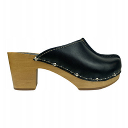 Drewniaki Fiora Czarne - 38, 38