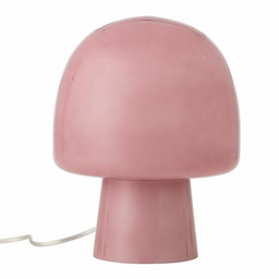 Bloomingville PADDY Szklana Lampa Stołowa / Różowa