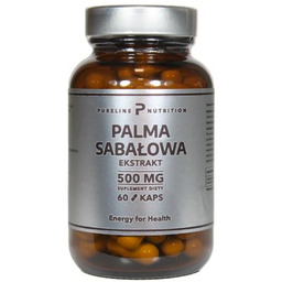 Pureline Nutrition Palma sabałowa ekstrakt 500 mg, 60