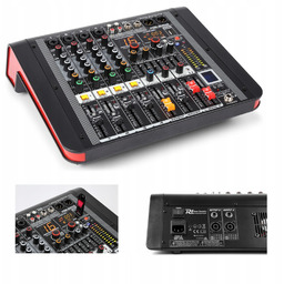 Powermikser Analogowy 4-KANAŁOWY Pd 400W/ Usb/ Bt