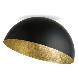Lampa sufitowa plafon Sfera D35 czarna złota 32474