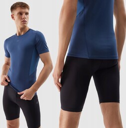4F SPODENKI MĘSKIE TRENINGOWE SPORTOWE LEGGINSY SZYBKOSCHNĄCE SS24