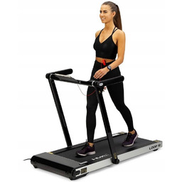 Hms Bieżnia Elektryczna Treningowa Składana Domowa Z Kółkami