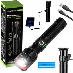 Latarka Taktyczna Led Lampka 30W 1060lm Klasyczna Ręczna