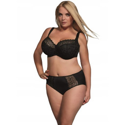 Biustonosz Kris Line Betty SOFT czarny miękki stanik