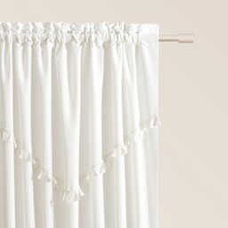 ZASŁONA CHLOE - ZŁAMANA BIEL 140x260 Taśma