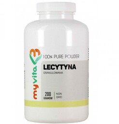 Lecytyna w Proszku Granulowana NON-GMO, Myvita