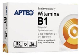 APTEO Witamina B1 3 mg, 50 tabletek