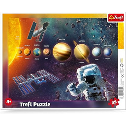 Trefl Układ Słoneczny Puzzle Ramkowe dla Dzieci