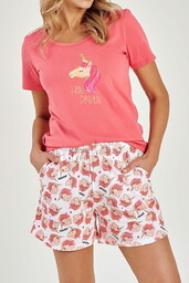 Piżama damska TARO 3112 Mila różowa
