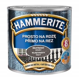 Hammerite Farba Na Rdzę Szary Młotkowy 2.5L