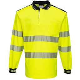T184 - Koszulka ostrzegawcza polo PW3 z długim