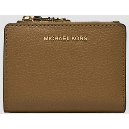 MICHAEL KORS Brązowy portfel skórzany