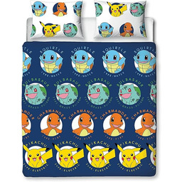 Character World Pokemon Oficjalny zestaw poszewek na kołdrę