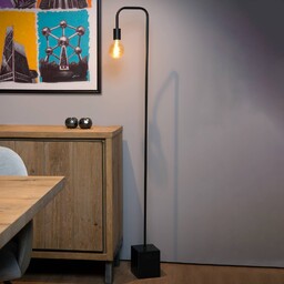 Lucide Lampa stojąca Lorin, czarny, salon / jadalnia,