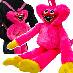 PLUSZOWY PLECAK HUGGY WUGGY MIĘKKI MASKOTKA 2w1 PRZYTULANKA