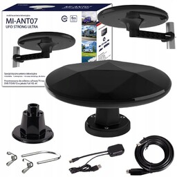 Antena Mistral MI-ANT07 Ufo czarna MIANT07 DVB-T2