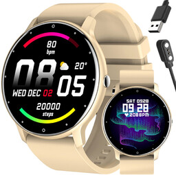 SMARTWATCH DAMSKI Rubicon RNCF01 - WŁASNE TARCZE, PULSOMETR
