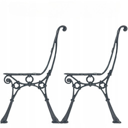 Noga do ławki żeliwna retro bez podłokietnika nogi