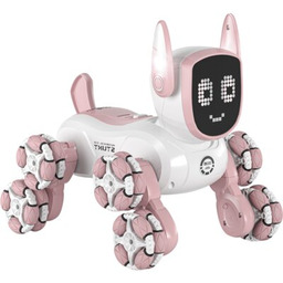 S-LINE Robot zdalnie sterowany Robo Pies RCC303 Różowy