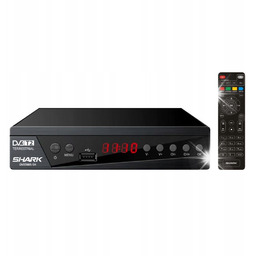 Tuner Manta DVBT-T2 DVBT005-SH SHARK Dekoder do telewizora