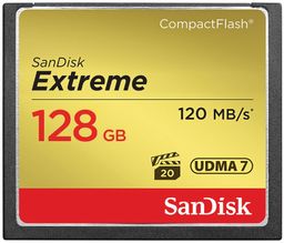 SanDisk Karta pamięci CF 128GB Extreme UDMA 120MB/s