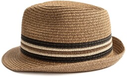 Kapelusz Słomkowy Trilby Plażowy Dla Dziecka Chłopca Dziewczynki