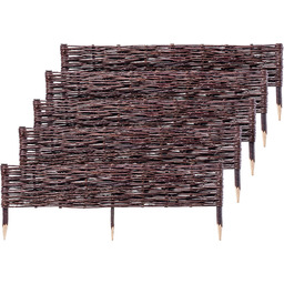 Palisada ogrodowa wiklinowa Sand 100 x 20 cm,