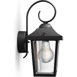 Philips Buzzard Kinkiet Ogrodowy, Czarny, 17.50 x 13.00