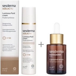 SesDerma Azelac RU Luminous Fluid Cream + Hidraderm