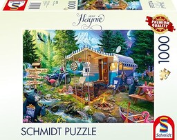 Schmidt Spiele 58575 Jeff Haynie, z przyczepą kempingową