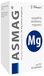Asmag Niedobór magnezu, 50 tabletek