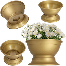 Misa cmentarna Ulmi na kwiaty 30 cm, złota