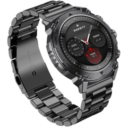 Smartwatch GARETT Atom Stalowy Czarny