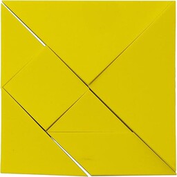 First4magnets Y-1 żółty tangram edukacyjny - puzzle logiczne